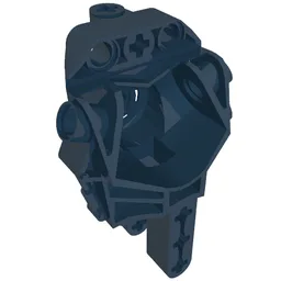 Large Figure Skeletal, Torso (Toa Metru) / Dark Blue