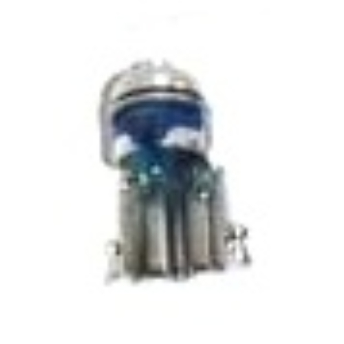 Lego Pen Bead, Helmet, Mandalorian, Jango Fett Print / Chrome Silver