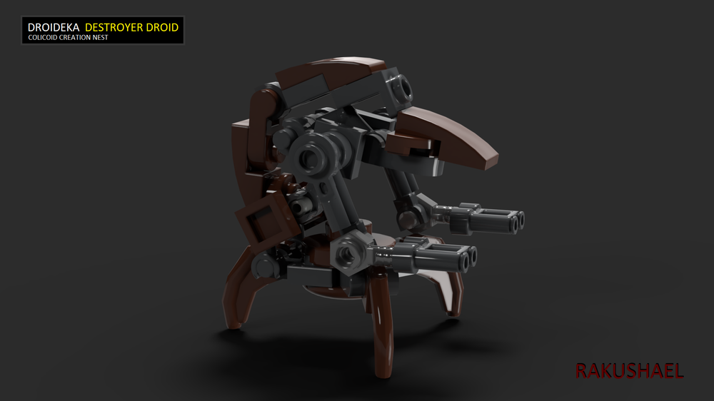 Lego Droideka Destroyer Droid - Transforming Rollable Minifigure