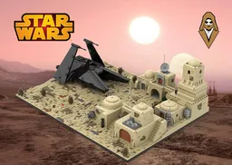 SW Obi Wan Arrival of the Inquisitors on Tatooine MOC (BRICKMANstudio and MOCOPOLIS)