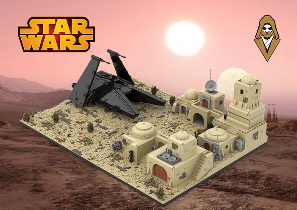 Lego SW Obi Wan Arrival of the Inquisitors on Tatooine MOC (BRICKMANstudio and MOCOPOLIS)