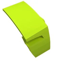 Technic Panel Car Mudguard Right / Lime
