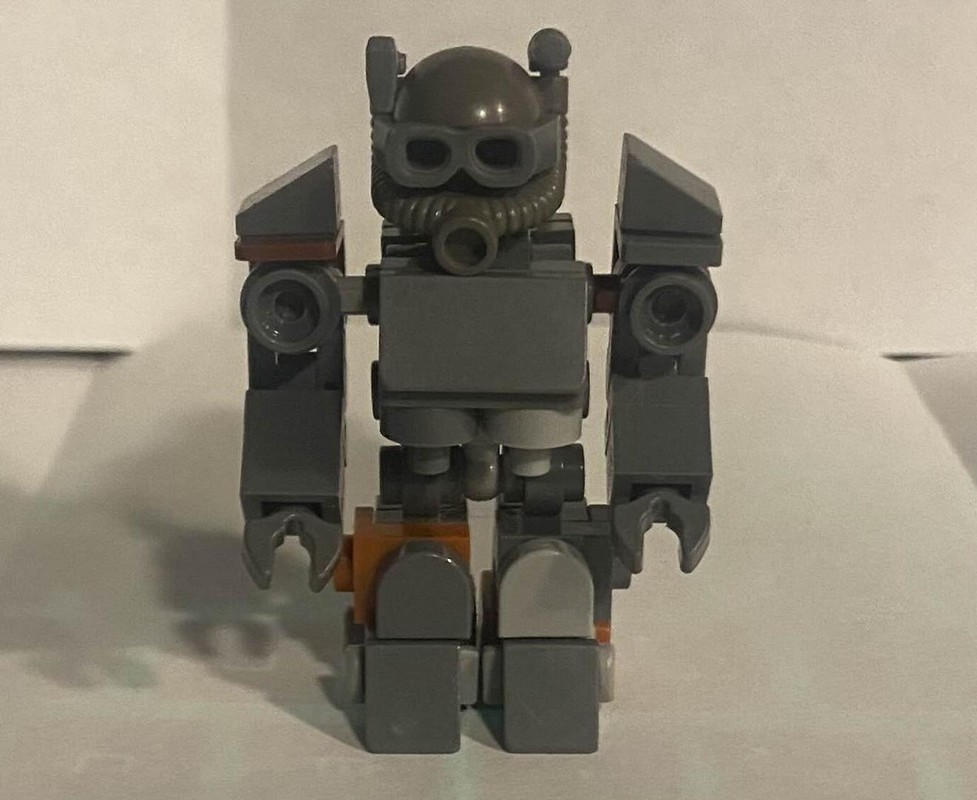 Lego Minifigure Scaled T-60 Power Armor