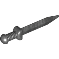 Lego Weapon Sword with Thin Crossguard (Roman Gladius) / Pearl Titanium