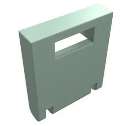 Box 2 x 2 x 2 Door with Slot / Sand Green