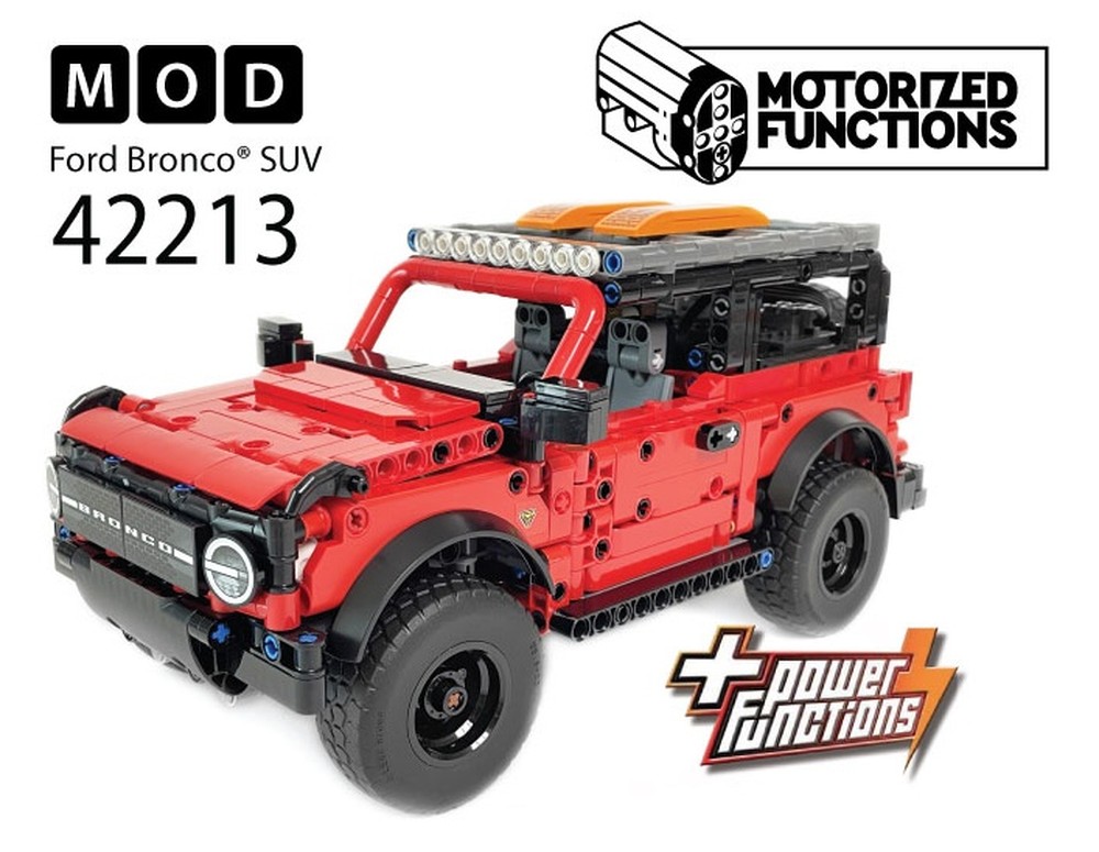 Lego 42213 Ford Bronco SUV RC MOD for Power Function Motors