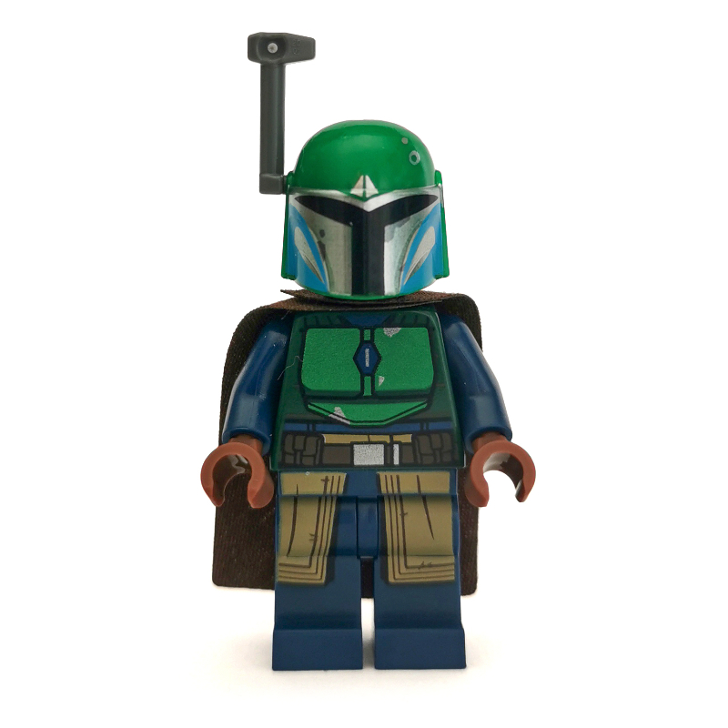 Lego Mandalorian Tribe Warrior, Dark Blue and Green