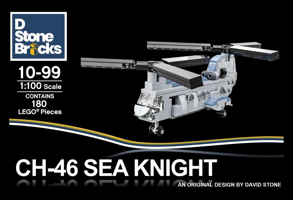 Lego CH-46 "Phrog" Sea Knight 1:100 Helicopter