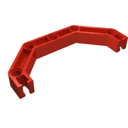 Znap Beam 9, 5 Holes, 4 Bends (Half-Octagon) / Red