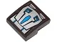 Slope, Curved 2 x 2 x 2/3 with Mechanical Hand with Blue and Silver Armor Plates Pattern (Sticker) - Set 70125