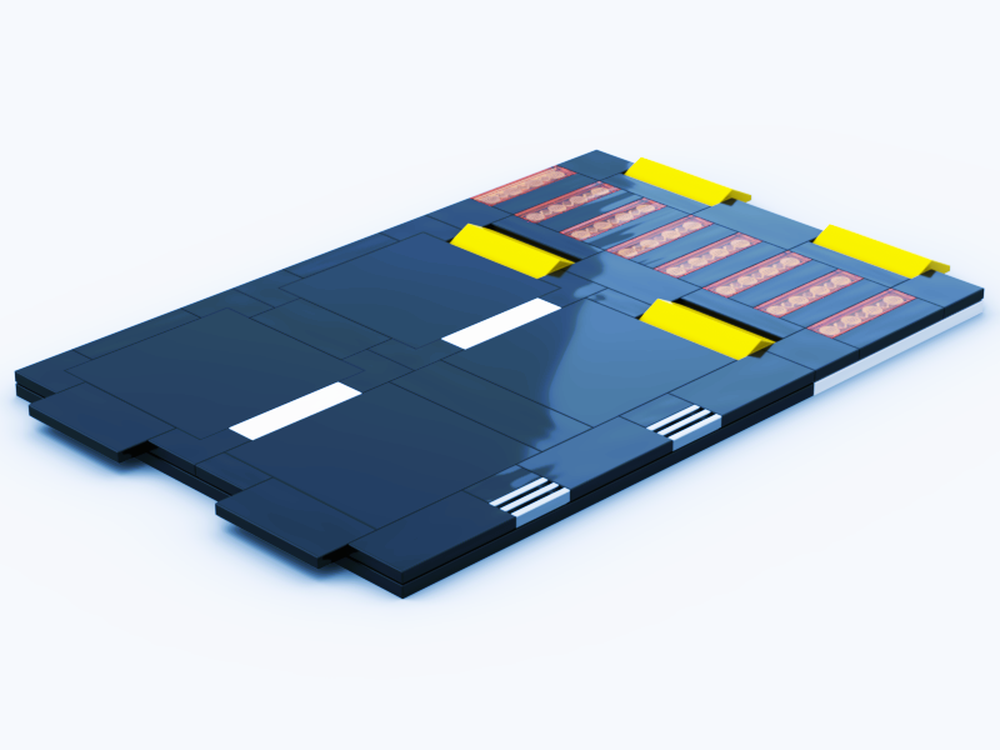 Lego Cyberpunk Blacktop Road and Crosswalk Replacement