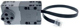 Motor, Large Angular Position, Light Bluish Gray Housing, Black Wire