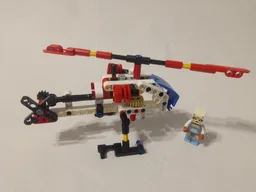 Helicopter with Engine