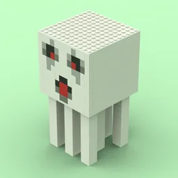 Computer Game Style Ghast
