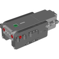 Lego Hub, Powered Up 16 x 9 x 6 with 3 Motors, 6 Lights, No Ports, Pin Holes / Light Bluish Gray