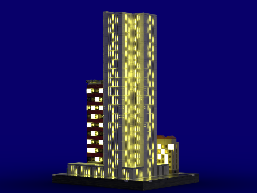 Lego 611 Place at 1/650th Scale