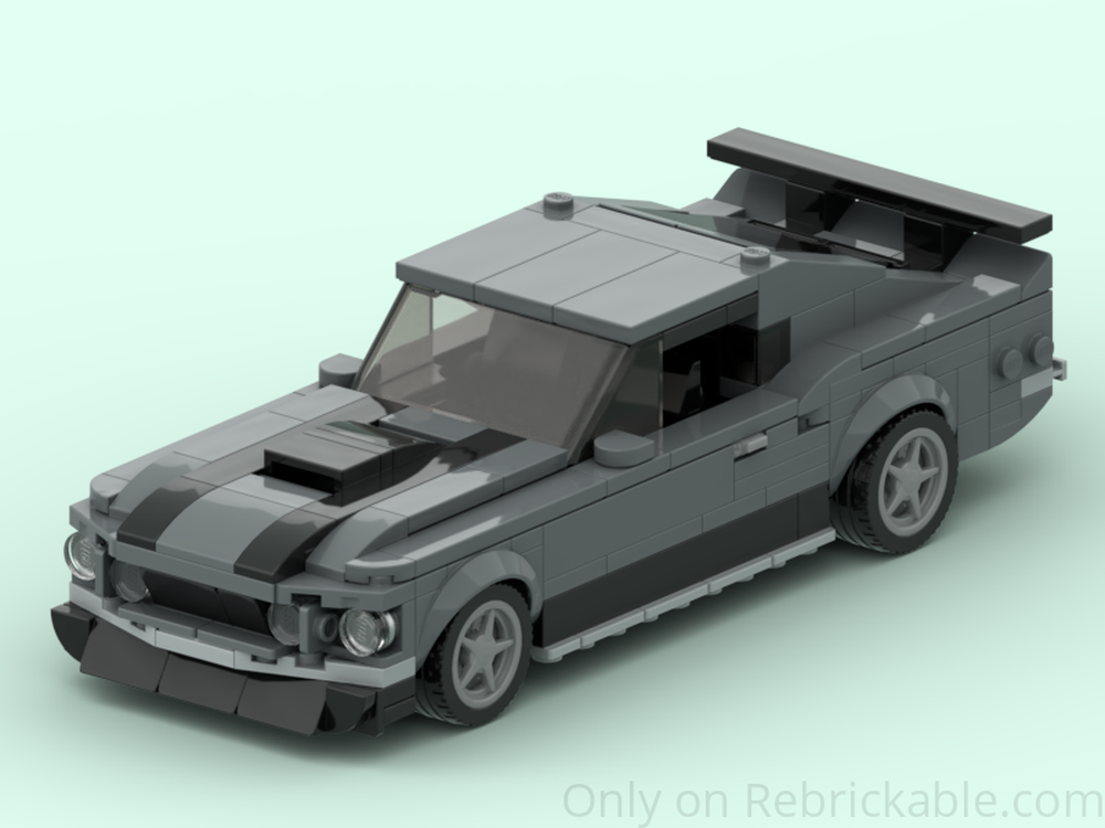Lego 1969 Ford Mustang Boss 429 John Wick Edition