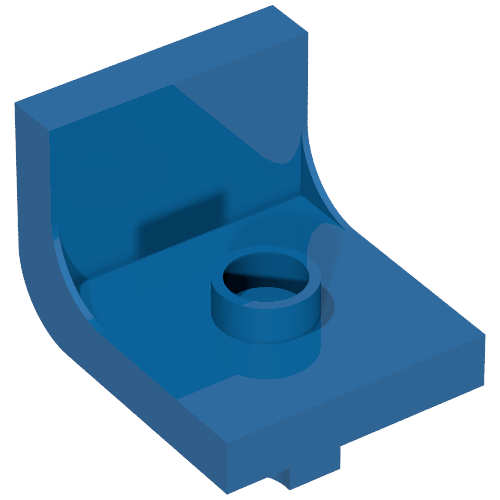 Lego Duplo Chair 2 x 2 x 2 with One Stud / Blue