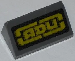 Slope 30 1 x 2 x 2/3 with 'ADU' Pattern (Sticker) - Set 7050