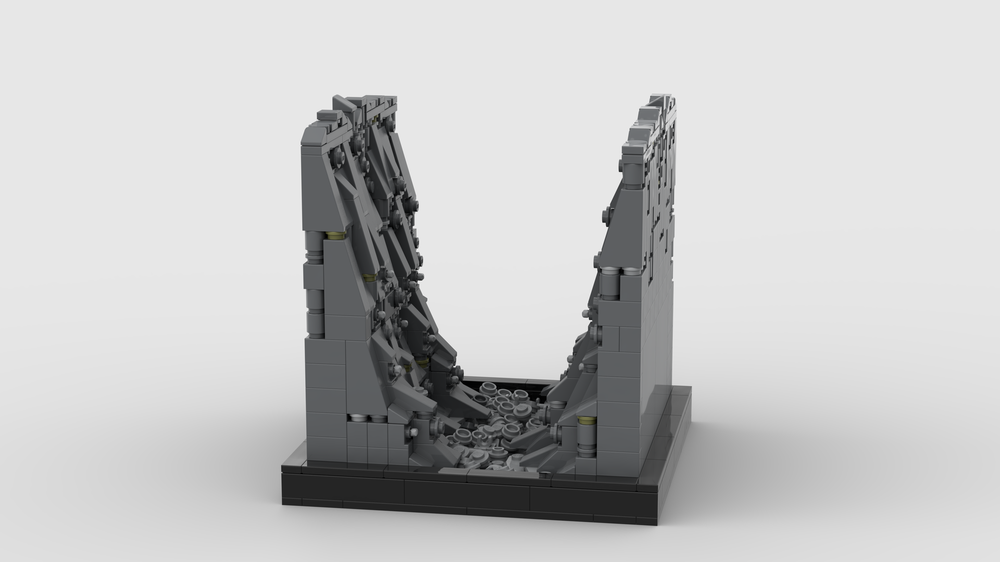 Lego LOTR - Entrance to the Path of The Dead MOC
