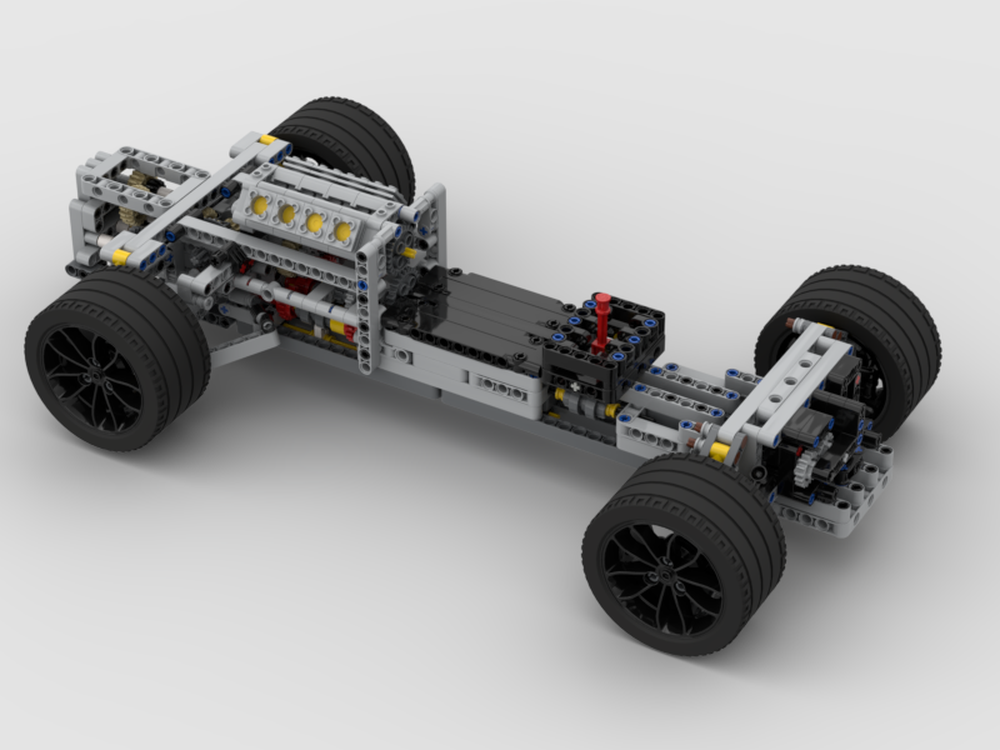 Lego Lotus Esprit V8 Chassis
