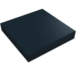 Tile 2 x 2 with Groove / Black