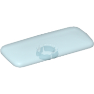 Lego Clikits Icon, Rectangle 3L with Pin / Trans-Very Lt Blue
