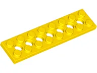 Technic Plate 2 x 8 [7 Holes]