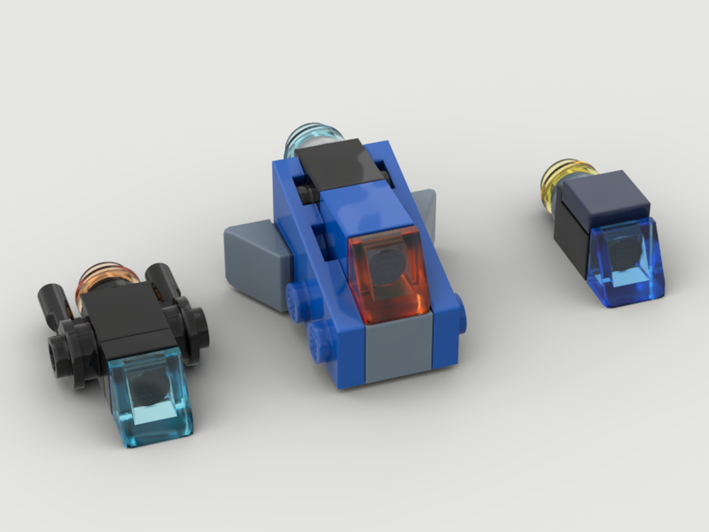Lego Nanoscale Spaceships