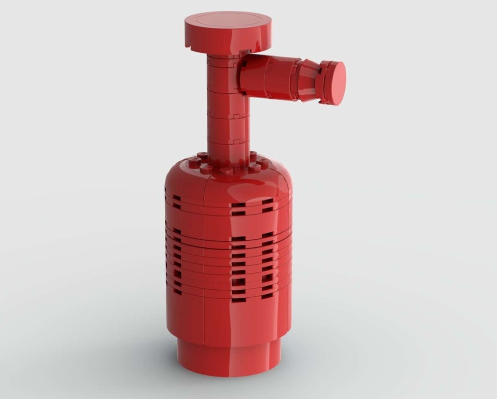 Lego Up-Scaled Classic Fire Extinguisher
