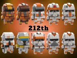 212th Battalion Brickheadz BUNDLE