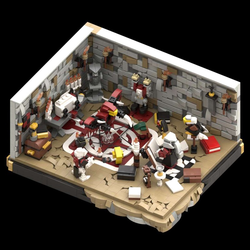 Lego The necromancer summons the blood demon