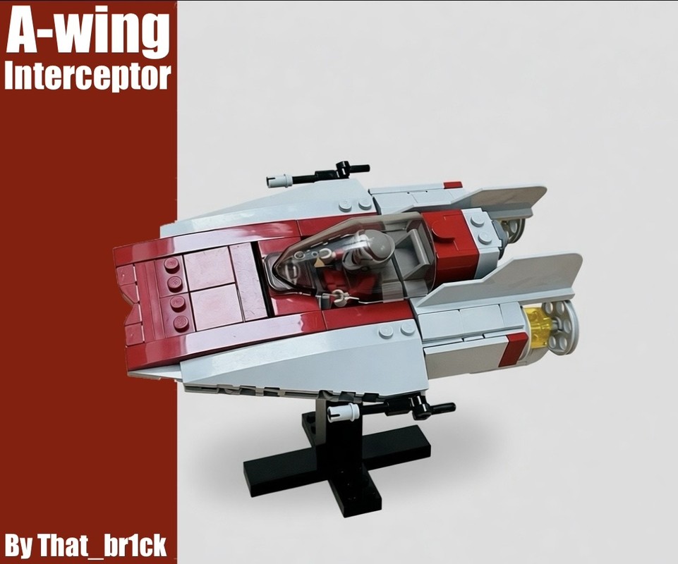 Lego A-wing interceptor