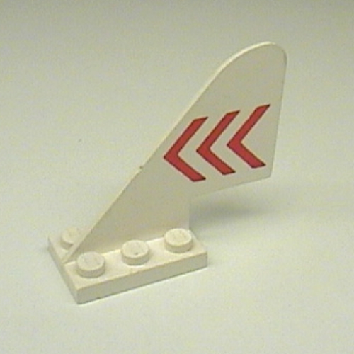 Lego Tail Old with 3 Red Arrows Print