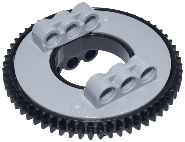 Lego Technic Turntable 60 Tooth with Black Top with Straight Teeth (18939 / 88738)