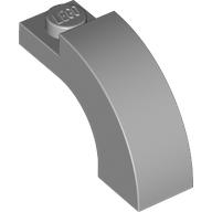 Lego Brick Arch 1 x 3 x 1 2/3 Curved Top / Light Bluish Gray