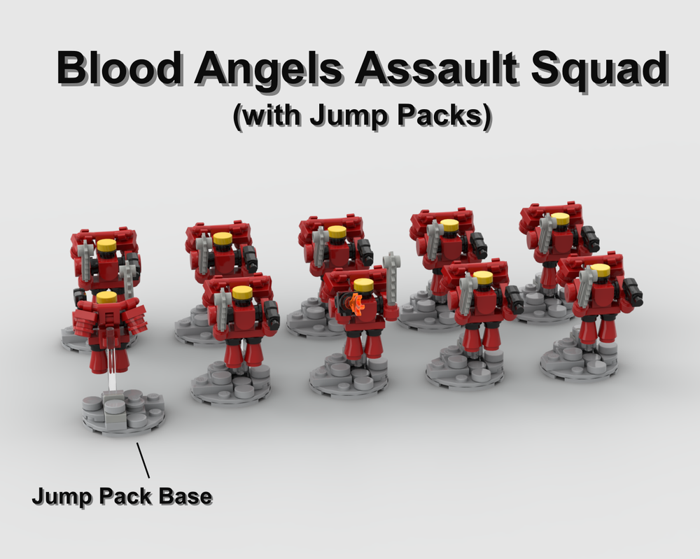 Lego Blood Angels Assault Squad