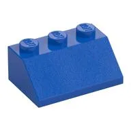 Brick Sloped 45° 2 x 3 / Blue