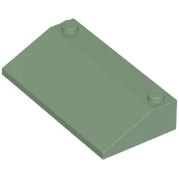 Brick Sloped 33° 3 x 6 / Sand Green