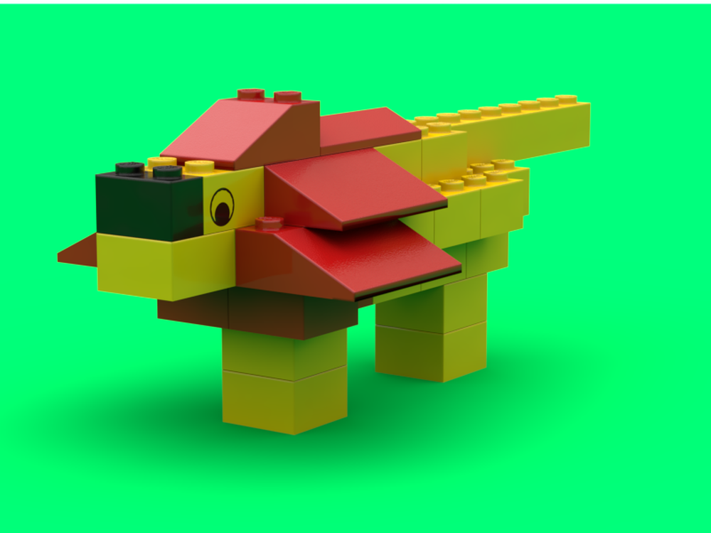 Lego Brick Lion