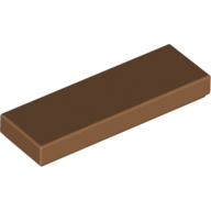 Lego Tile 1 x 3 / Medium Nougat
