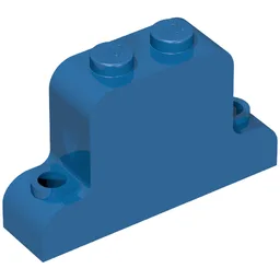 Brick Curved 1 x 4 x 2 Fabuland Bell Shape / Blue