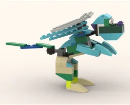 10698 Turquoise dragon