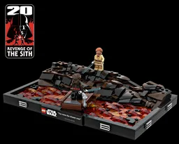 Duel on Mustafar Diorama