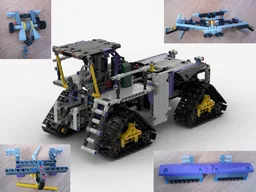 42069 Crawler tractor + 4 attachments