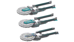 Excelsior Variants (USS Excelsior, USS Enterprise-B, USS Akagi), Smooth Edition