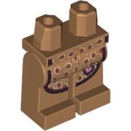 Lego Hips and Medium Nougat Legs with Apron Print