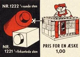 1 x 1 Round Bricks