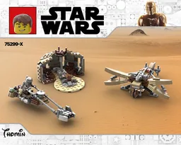 Improved Speeder Bike for 75299 - Trouble on Tatooine