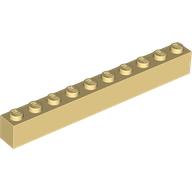 Lego Brick 1 x 10 / Light Yellow
